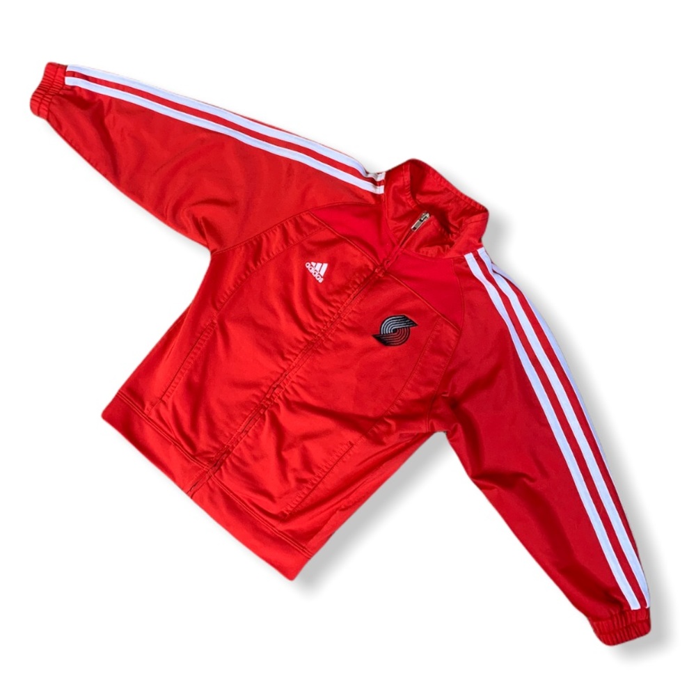 Adidas Portland Trailblazers Track Jacket size 5-6
